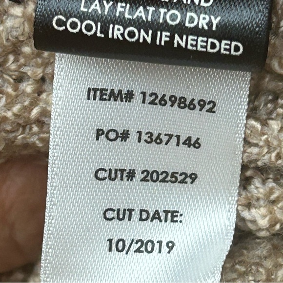 Torrid Light Brown Turtleneck Fisherman Sweater - Picture 8 of 10